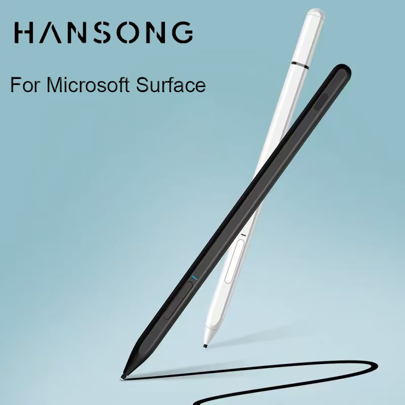Para Microsoft Surface Pen para Surface Pro X 9 8 7 6 5 4 3 Book 2 3 Laptop 2 3 Go 2 para protocolo MPP2.0 lápiz óptico de rechazo de palma
