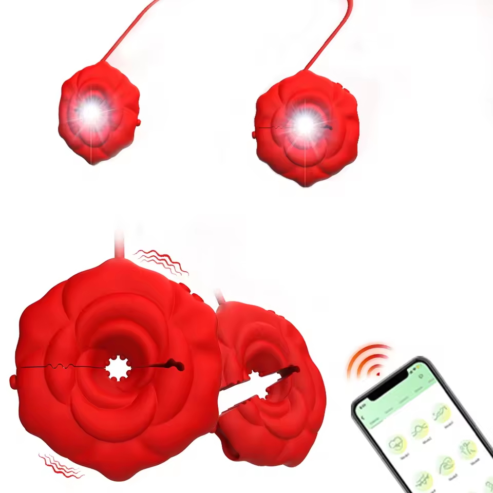 Sex Spielzeug für Frauen Vibrierende Nippel Klemmen Brust Clip Vibrator APP Control Brust Massage Nippel Stimulation Lieferungen Für Erwachsene