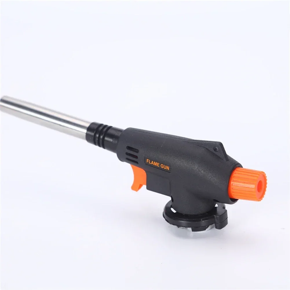 เชื่อมแก๊ส Burner เปลวไฟไฟฉายแก๊สไฟฉายจุดระเบิด BBQ Cooking Camping IGNITION Flamethrower เครื่องมือตั้งแคมป์กลางแจ้ง