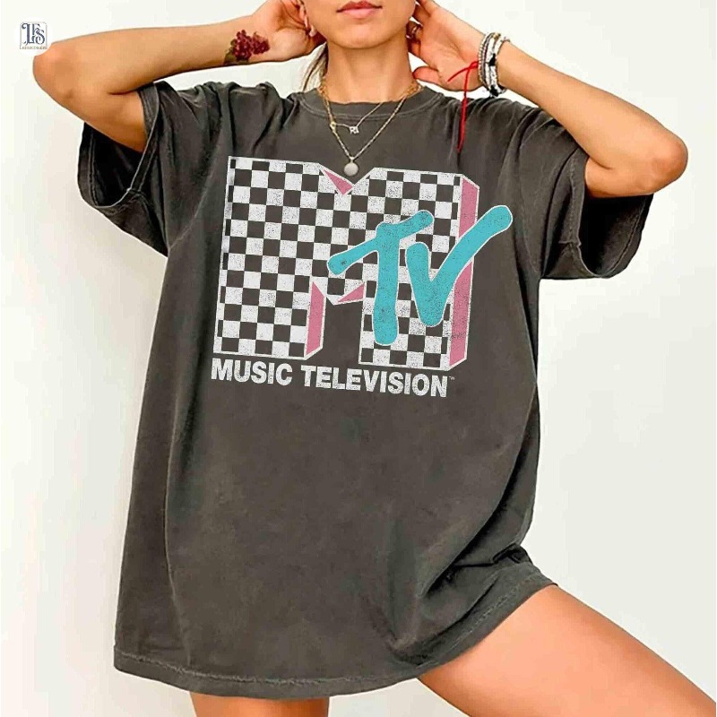 T-shirt da uomo retrò MTV Birthday Girl, nuova maglietta estiva, stile unisex, hip hop, rock, casual