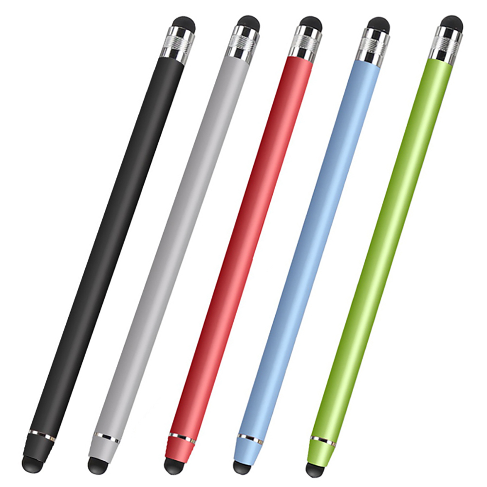 5 szt. Uniwersalny rysik do tabletu z podwójną silikonową końcówką do iPad, iPhone, Samsung, Huawei, Lenovo i smartfonów