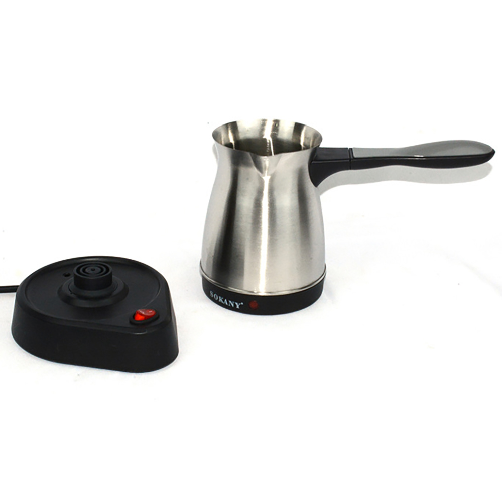 Cafetera eléctrica turca y griega de acero inoxidable, máquina Moka de 5 tazas, 220V, nuevo, 2023