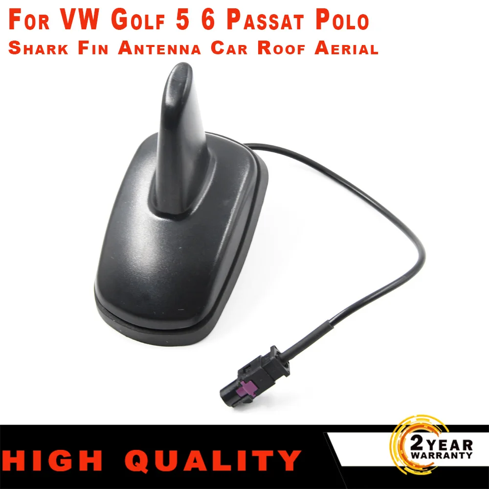 New Shark Fin Antenna Roof AM/FM Radio Aerial Antenna For VW Golf 5 6 Passat Tiguan 5N Polo 6R Easy Installation Car Accessories