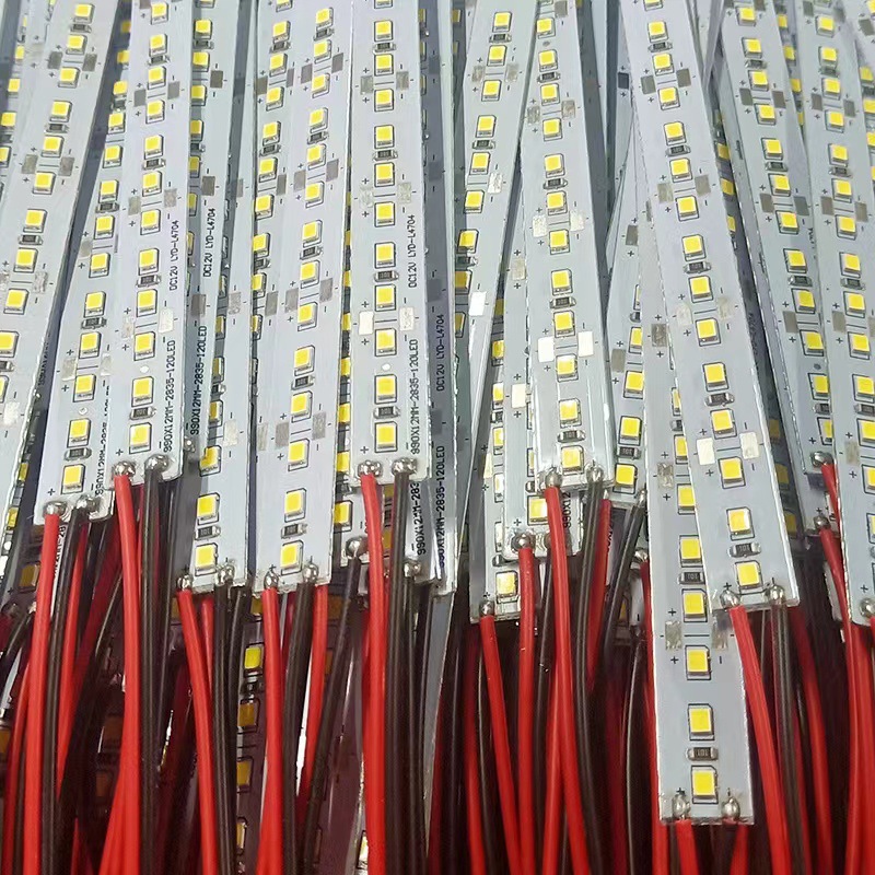 10 pièces 25cm 50cm 12V 24V 2835 LED bande dure 144 led/m 3000k blanc naturel 4000k 4500k blanc 6000k 6500k armoire de bijouterie