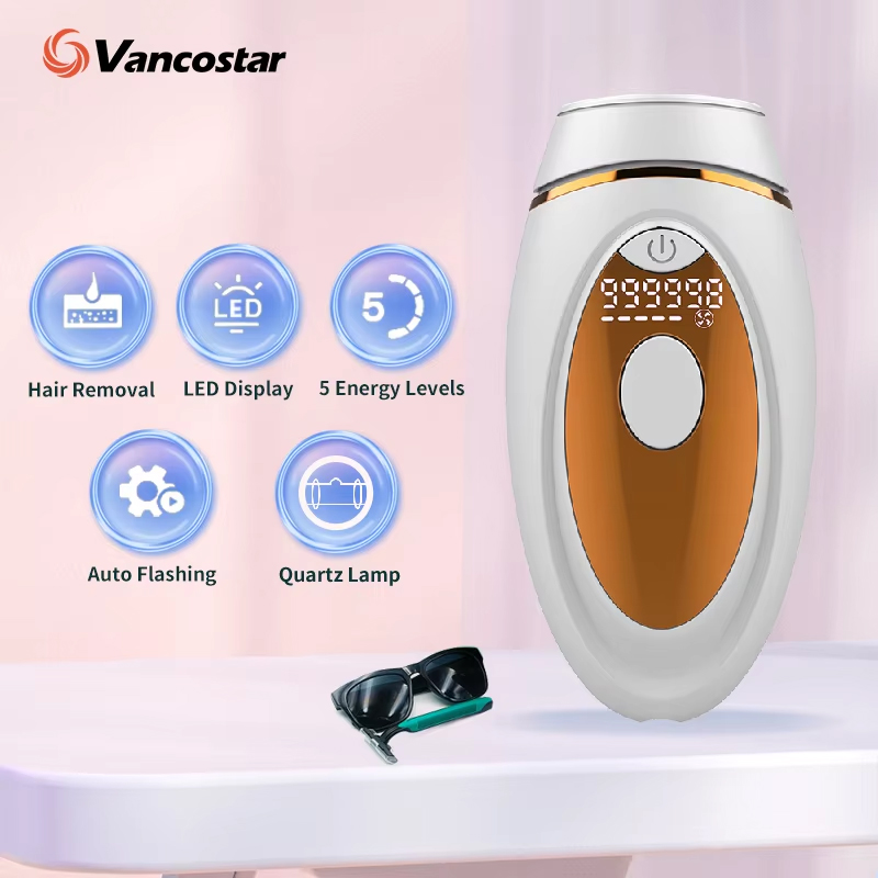 999900   Depiladora láser Flashes IPL, pantalla LCD, depilación permanente indolora, recortadora de Bikini, depiladora portátil