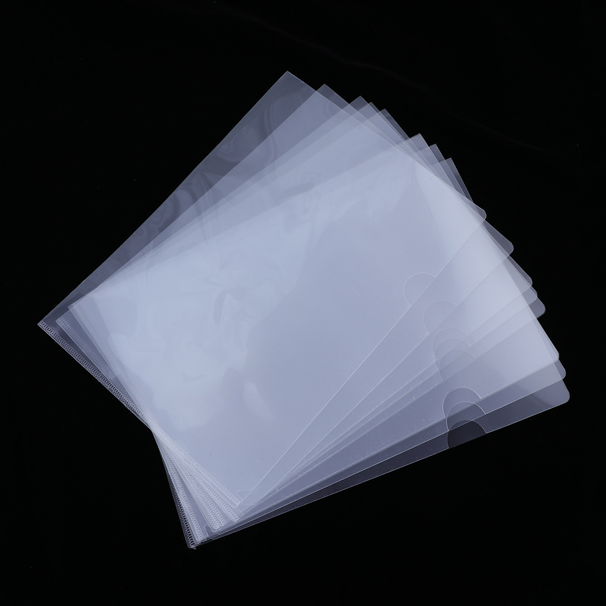Carpeta de archivos transparente, carpetas de plástico, fundas transparentes, sobres A4, bolsa de papel, 12 piezas
