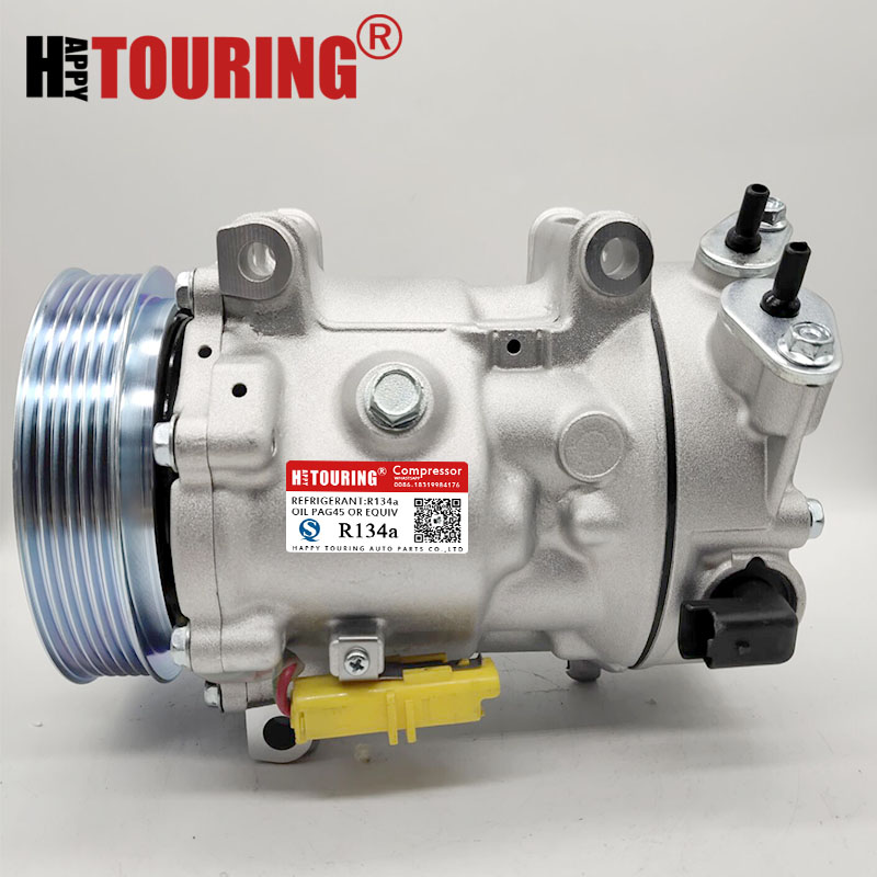 Compressor AC SD7C16 para PEUGEOT 3008 308 307 508 PARTNER 6453YE 648734   6453ZV 6453YF 6453TP 6453QL 6453ZA 6453YF 6453QN 648735
