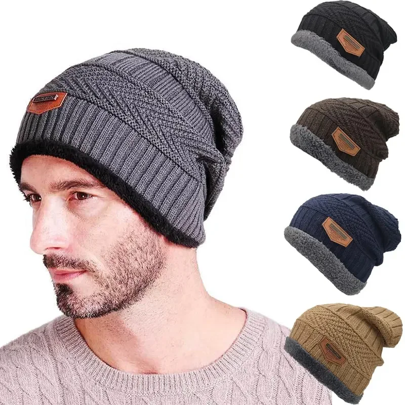 Chapeau tricoté, automne et hiver, Version coréenne, chapeau pull épais en velours, protection des oreilles, casquette de tête, bonnet de cyclisme en plein air