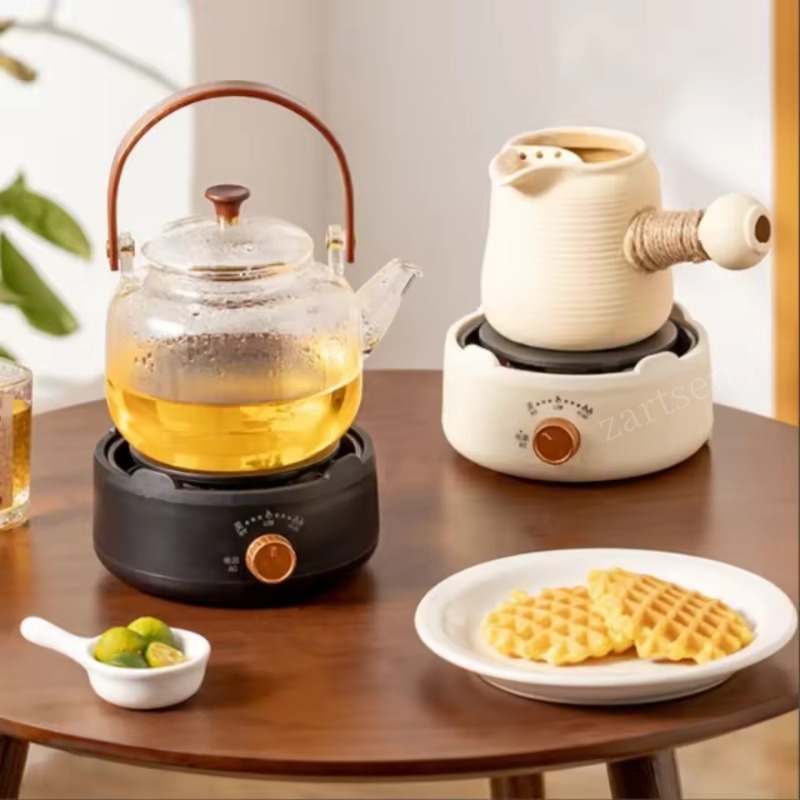 Utensilios de cocina eléctricos, Base calefactora, calentador eléctrico de 500W, estufa de café, calentador de cocina Manual de temperatura ajustable para el hogar