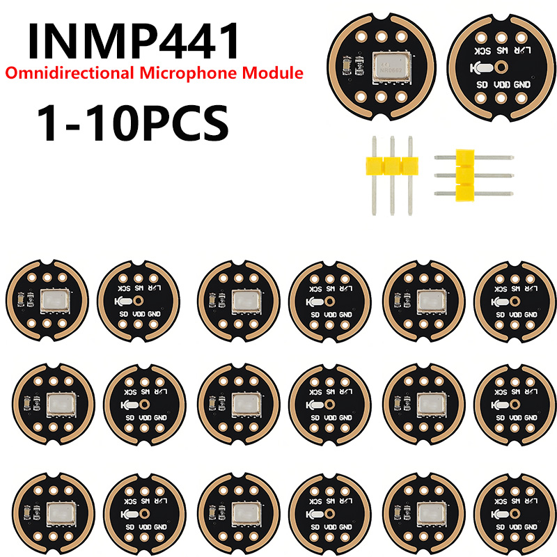 1-10 шт. INMP441 всенаправленный микрофонный модуль I2S интерфейс малой мощности MEMS высокоточный модуль датчика цифрового вывода