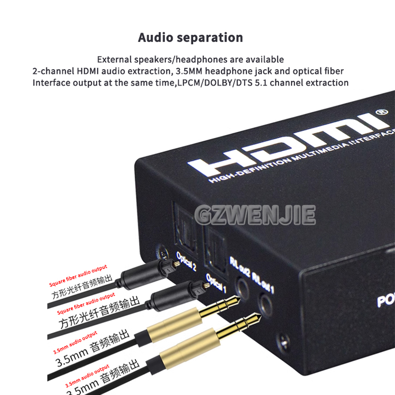 Разветвитель матричного коммутатора HDMI 2,0 4K, 60 Гц, 6X2, матричный преобразователь HDMI, 6 входов, 2 выхода с ИК-RS232 EDID для компьютерного монитора