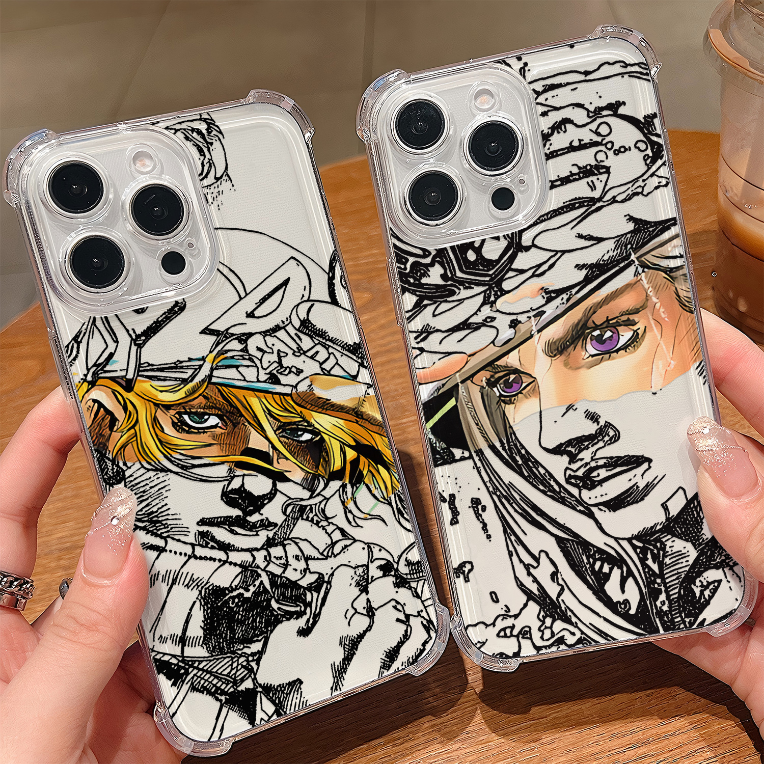 Coque de téléphone Gyro Zeppeli Jojo Steel Ball Run, étui Anti-chute pour iPhone 16e 16 15 14 13 12 11 Mini Pro Max X XR XSMax 7 8 Plus