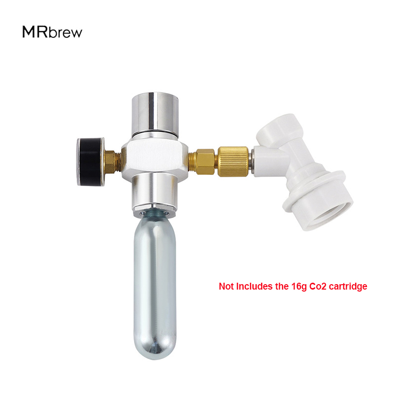 Ładowarka Co2 do beczki piwa 0-60PSI, przenośny regulator Co2, mini dozownik Co2 z manometrem do piwa domowego, kawy, napoju gazowanego, Kombucha