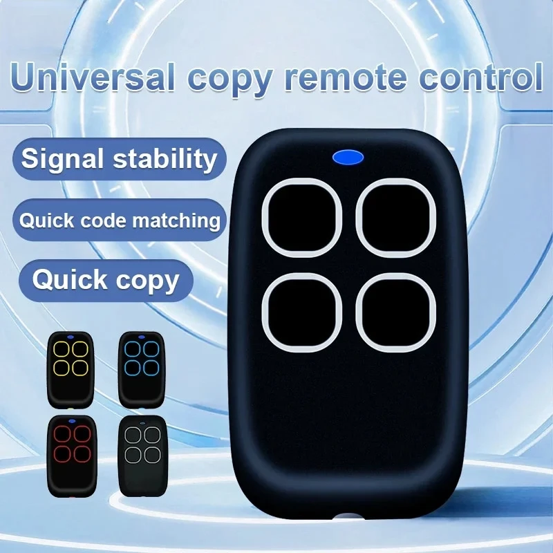 Control Remoto Universal para Garaje, Duplicador de Comandos, Clonación, Autocopia, Automatización de Puertas, 433Mhz, Código Fijo