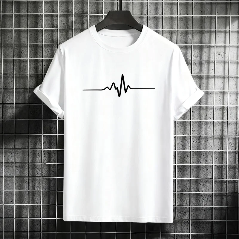 Joggen Ventileren Eenvoudig Heren Katoen Los Korte mouw Mode Casual Hot Sales Zomer Comfortabel Dagelijks Heren T-shirts Buiten