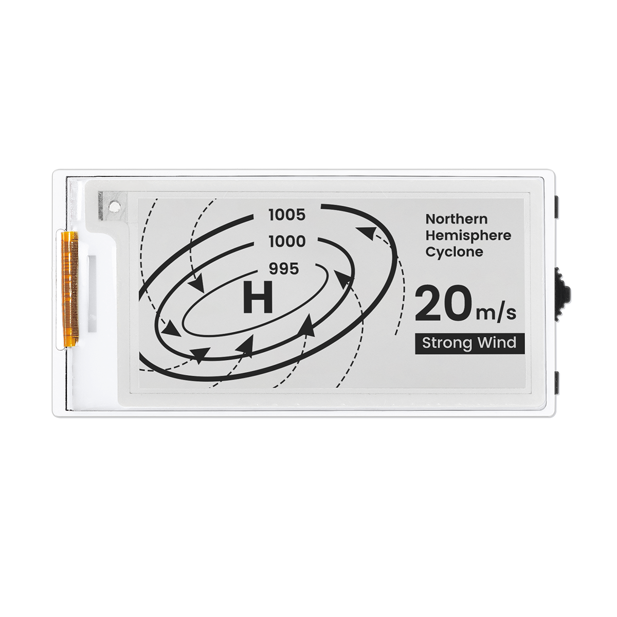 CrowPanel ESP32 2,13” e-papierowy wyświetlacz HMI 122*250 kolor czarny/biały napędzany interfejsem SPI dla Arduino/ESP/MicroPython