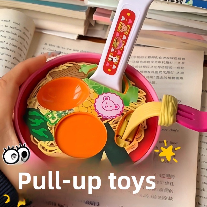 Игровая кухонная игрушка для кормления рамэн, имитация еды, Тонкоцу, лапша, детский подарок, игрушка для кормления, детские ролевые игры, кухонные товары