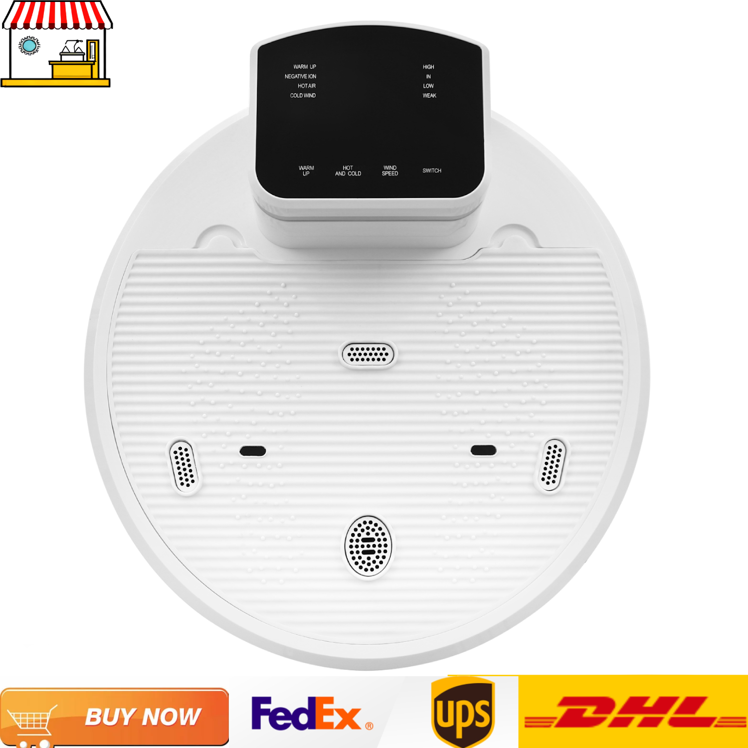 Suszarka do ciała o mocy 1400 W |   Suszarka do włosów z jonizacją ujemną do użytku domowego z kablem o długości 1,6 m |   Sterowanie diodami LED, białe