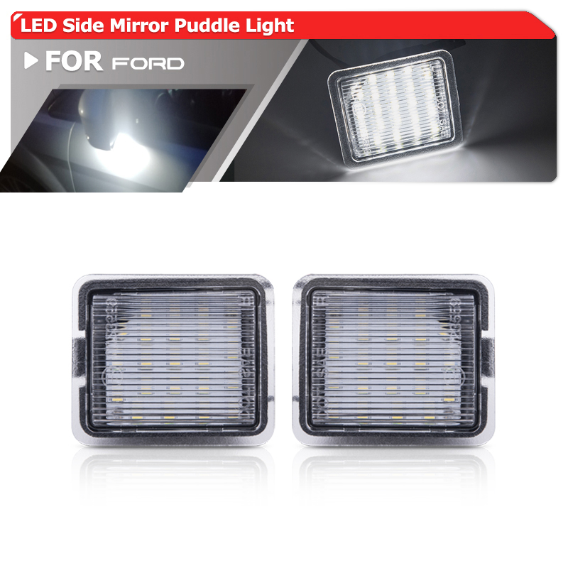 2x Led Sotto il Modulo Luce Pozzanghera Specchio Laterale Per Ford Mondeo MK4 MK5 C-Max MK2 S-MAX WA6 MK2 kuga MK1 MK2 Fuga Messa A Fuoco MK3