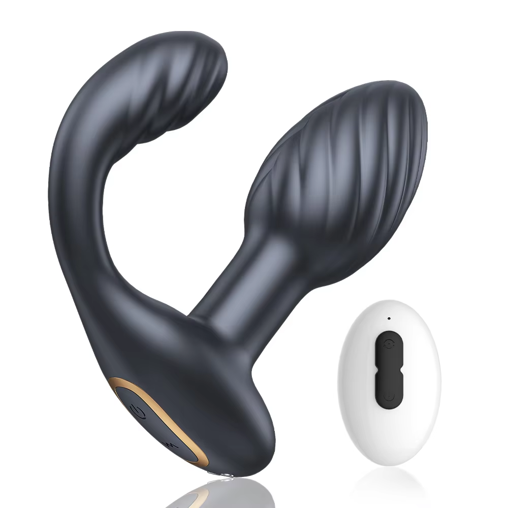 Stymulator prostaty dla mężczyzn z 10 trybami wibracji, mocny wibrujący korek analny, masturbator jaj, erotyczna zabawka dla dorosłych.