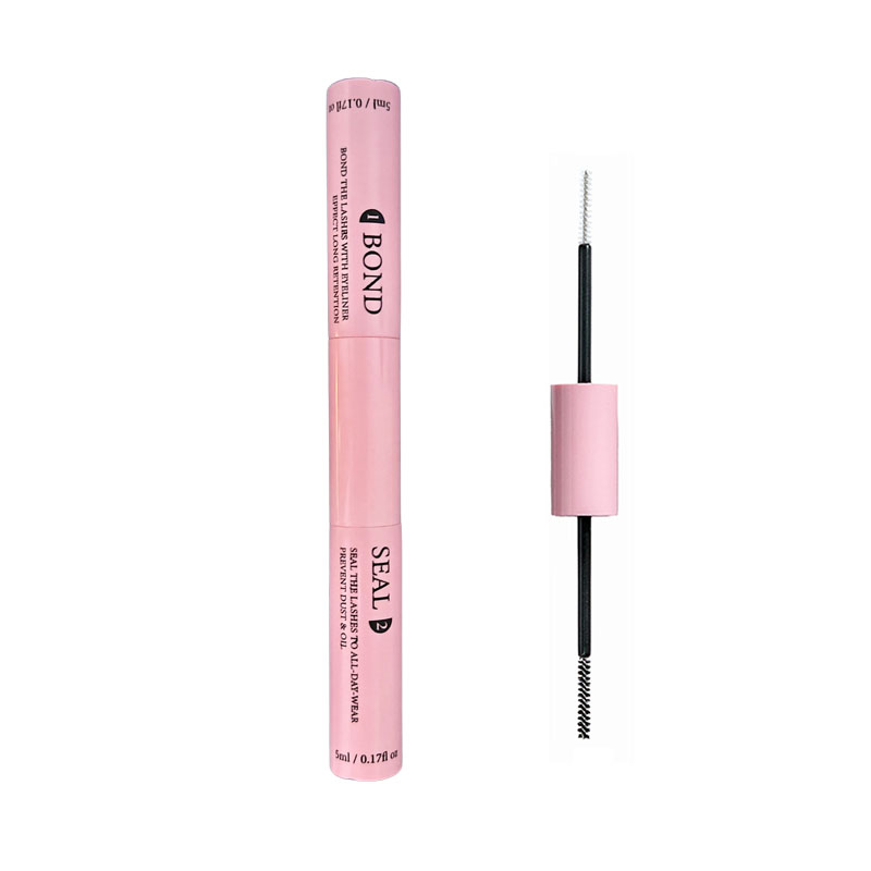 Lash Bond และซีลสําหรับ Cluster Lash กาว 2in1 กาวติดทนนานกันน้ําเคลือบเสื้อกันฝน Strong รสจืด DIY10 ML กาว