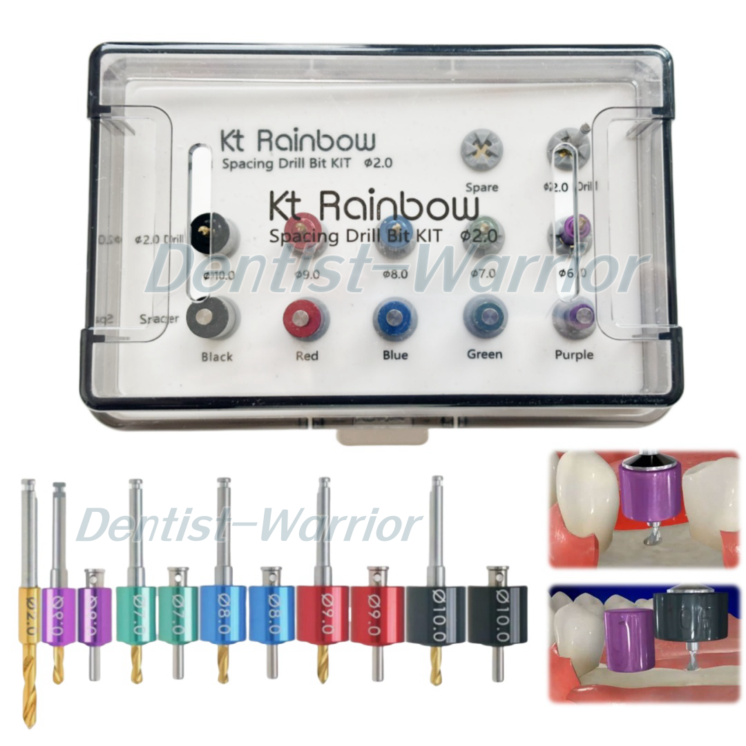 Guía de taladro Dental, taladros espaciales de posicionamiento, Kit de implante de espaciado de pines piloto