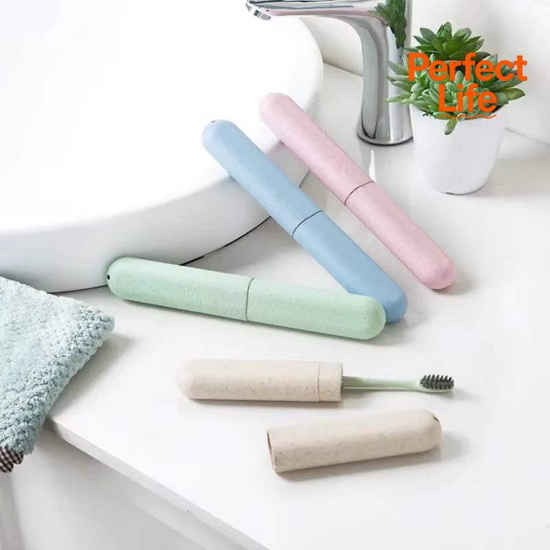 Toothbrush Box Holder Cover Bathroom Accessories Travel Storage Dust-proof Case Portable Bathroom for Camping Toothbrush Storage