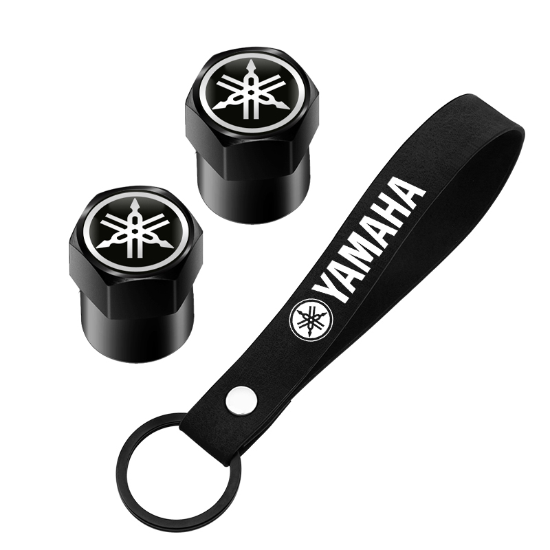 Tapas de válvulas de neumáticos de rueda de estilo de coche para Yamaha R1 R3 R25 Mt-09 Mt07 Fazer Fz6 Xj6 R15 TMAX YS125 XTZ125 IB E8 Rxv YBR125 YBR250