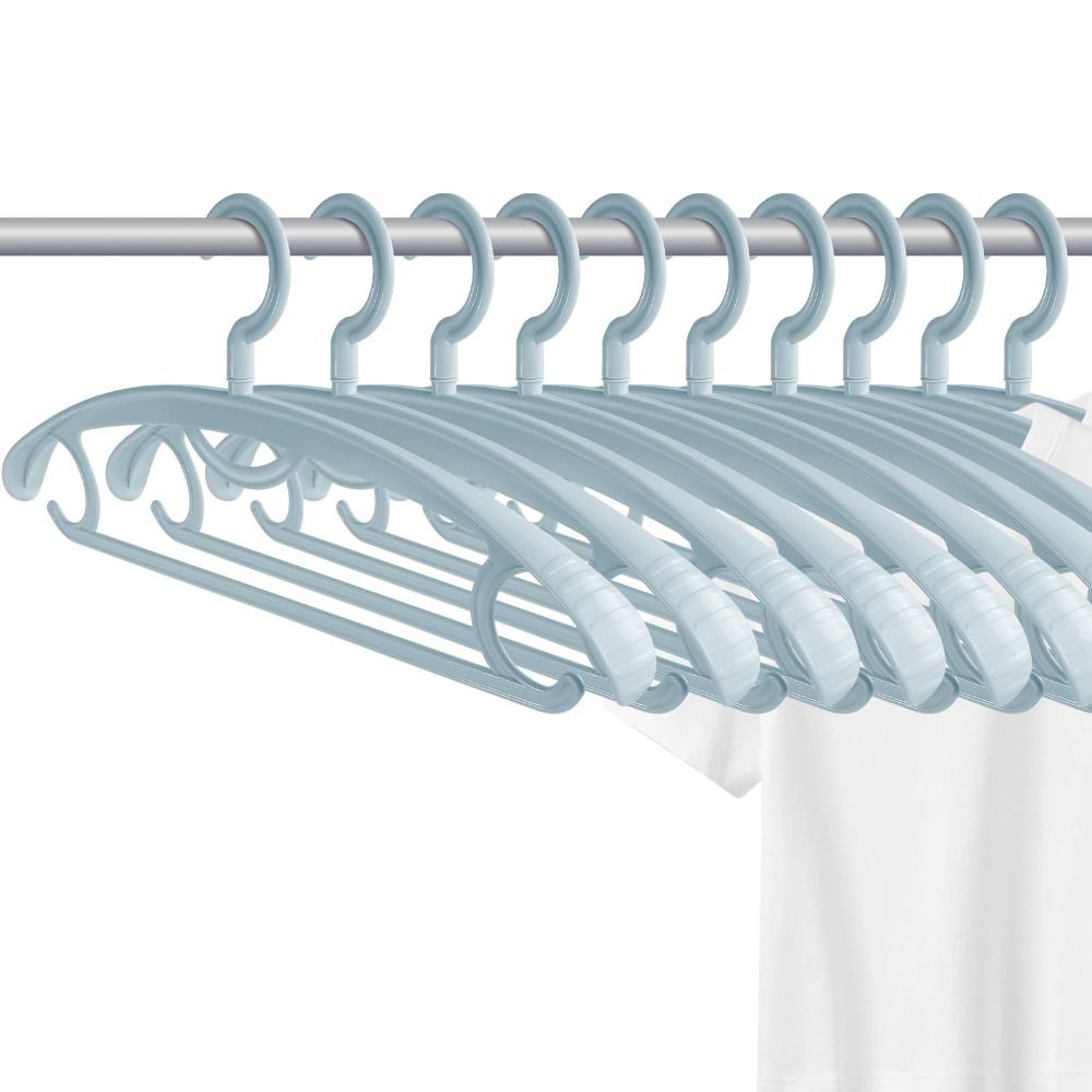 High Quality Wide Shoulders Clothes Hanger Antiskid Traceless Clothesline Bold Durable Daily Necessities