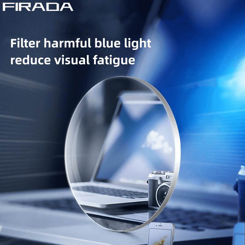 FIRADA 1.56 1.61 1.67 1.74 antyrefleksyjna telefonu, komputera mobilna optyczna recepta krótkowzroczność CR39 anty-niebieska obiektyw światła