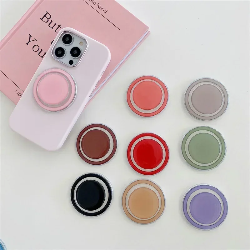 Magnetischer, zusammenklappbarer Handy-Griffhalter, Sockel, Taschenunterstützung für iPhone, Samsung, Mac, sicherer Ring, Finger-Erweiterungsständer, Posocket