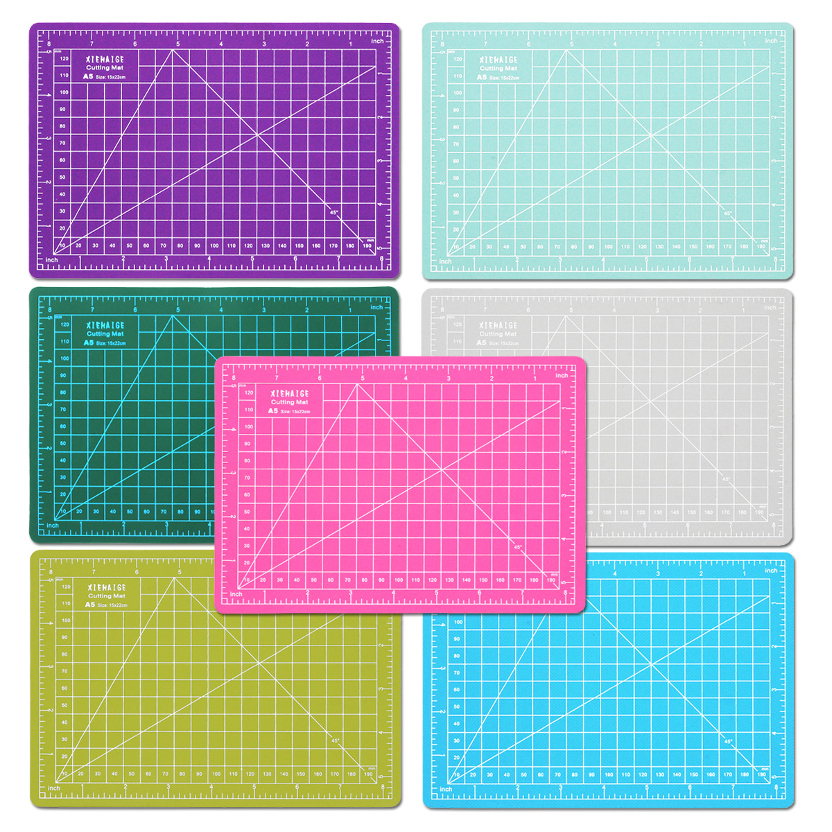 Tapis de découpe en Pvc A5, auto-guérison, outils de Patchwork, tapis de découpe pour bricolage, tampon d'outils en cuir, tapis en papier pour couper