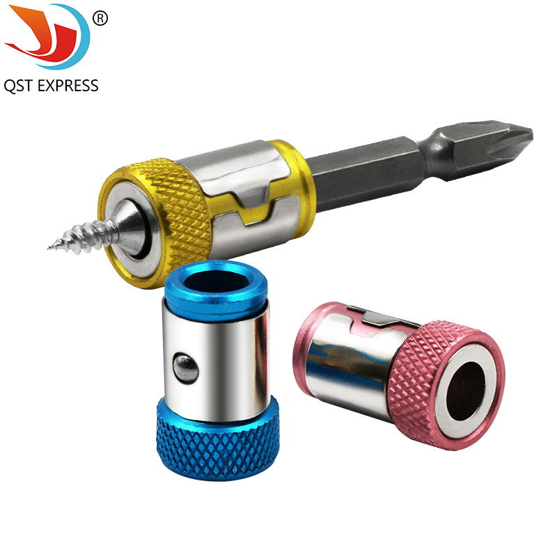 6.35mm Magnetic Ring Alloy Electric Screwdriver Head Magnet Bits Anti-Corrosion Strong Magnetizer Phillips Drill Bit