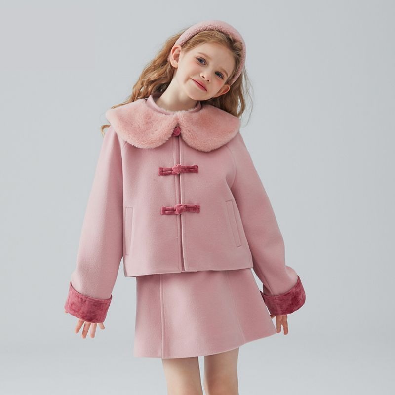 Ensemble jupe pour fille, tenues d'hiver, vêtements d'automne primaires, tenue à manches longues, Style coréen, deux pièces pour enfants de 4 ans, 2025