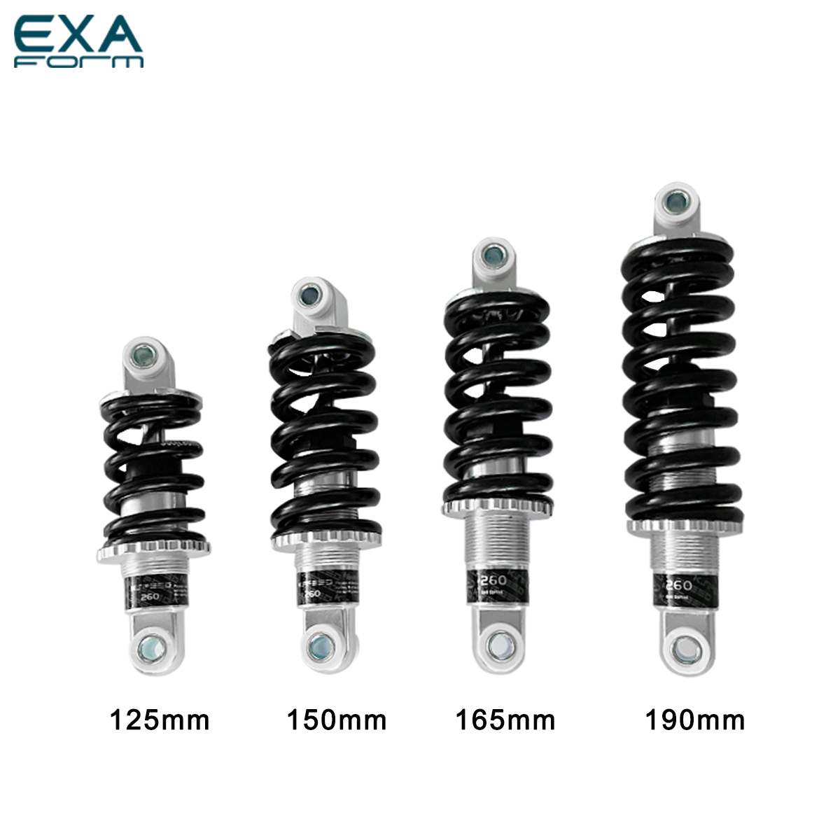 KS 260 EXA Form Absorber Tylne amortyzatory do rowerów 125/150/165/190mm 650/850LBS do Downhill CX MTB Moutain Bike Electric Scooter
