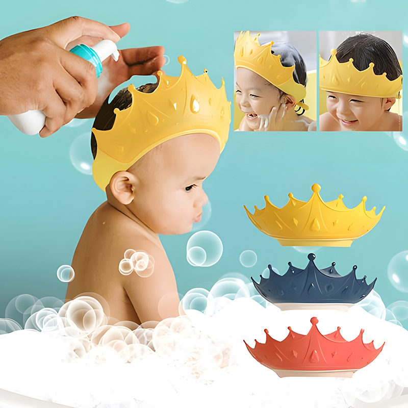 Produtos de shampoo para bebês, proteção para os ouvidos, shampoo de silicone, produtos de banho para bebês e crianças, brinquedos de banheiro, toucas de banho