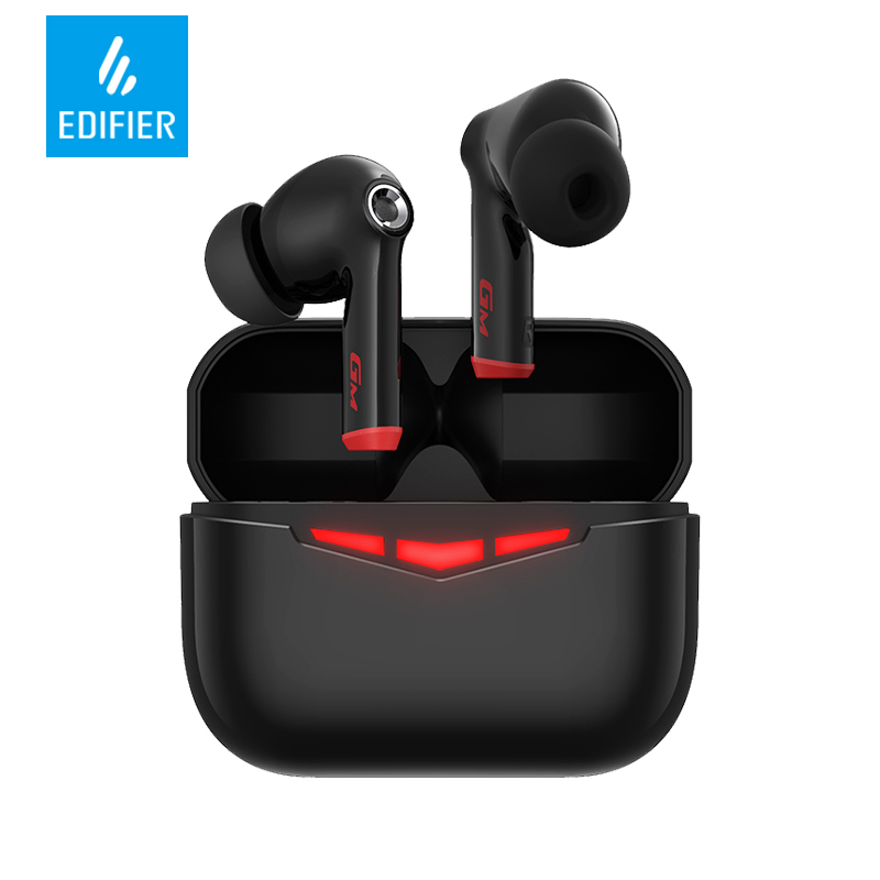 Edifier-auriculares GM3 TWS para videojuegos, inalámbricos por Bluetooth 5,0, con 60ms de baja latencia, resistentes al agua IP55, graves profundos