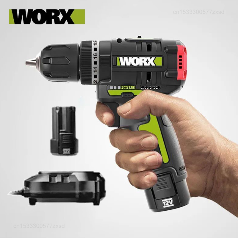 WORX WU130X Destornillador eléctrico inalámbrico Taladro 12V 40Nm Motor sin escobillas para metalurgia Hogar Herramientas eléctricas con batería de litio