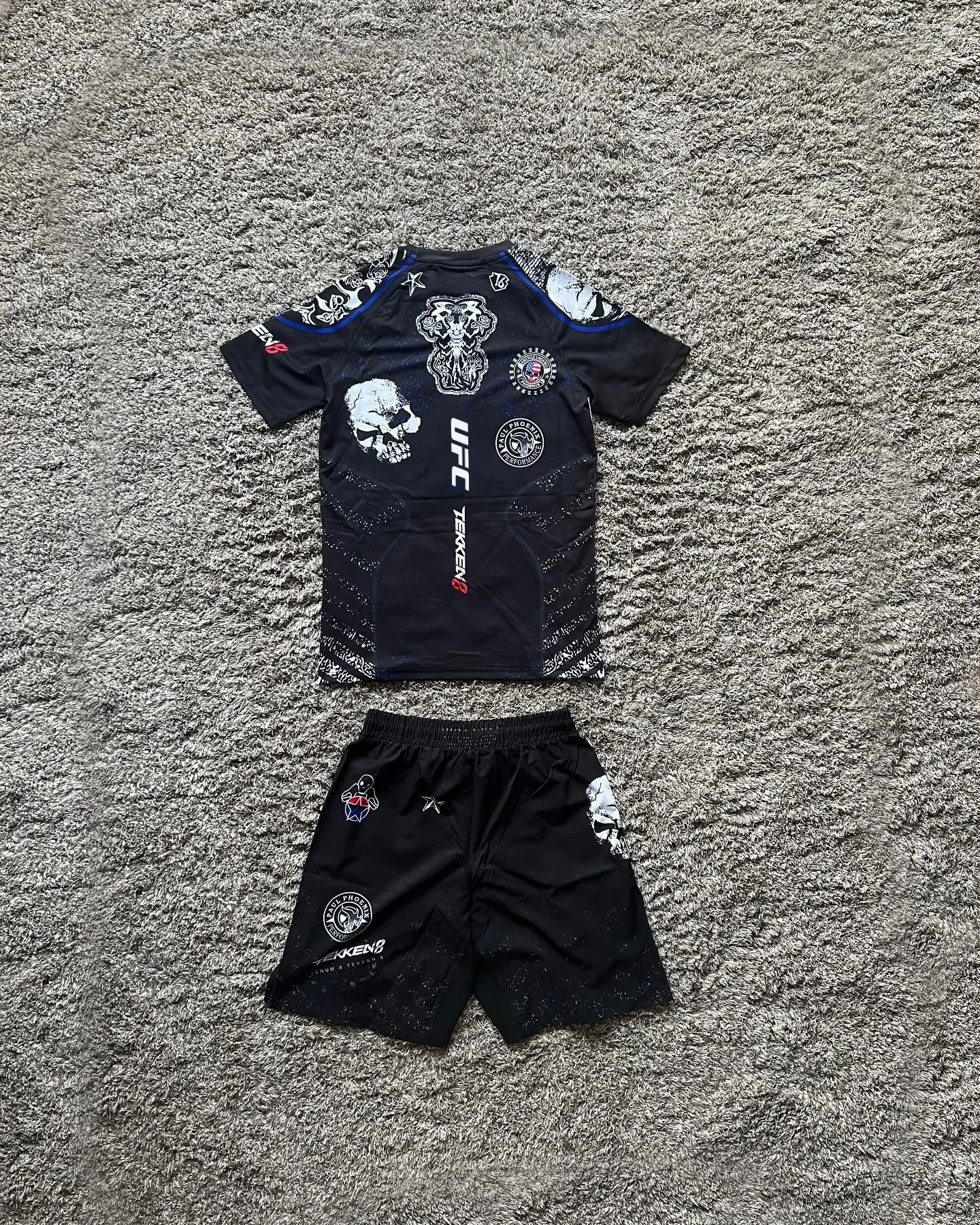 Conjunto de manga corta de lucha UFC MMA de secado rápido, traje de entrenamiento deportivo para Muay Thai y Sanda, novedad de 2026