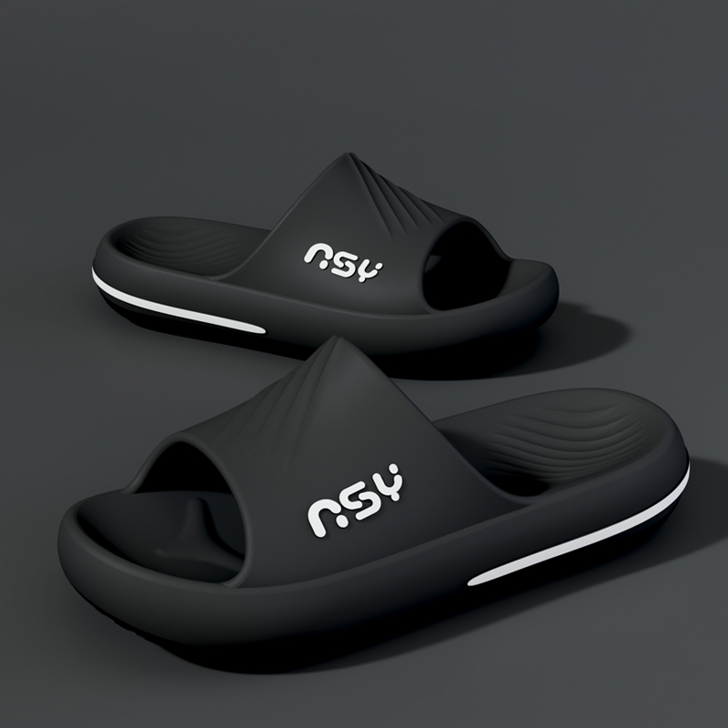 Модные мужские тапочки на платформе, летняя домашняя обувь, уличные мягкие нескользящие удобные пляжные прогулочные сандалии из ЭВА на толстой подошве