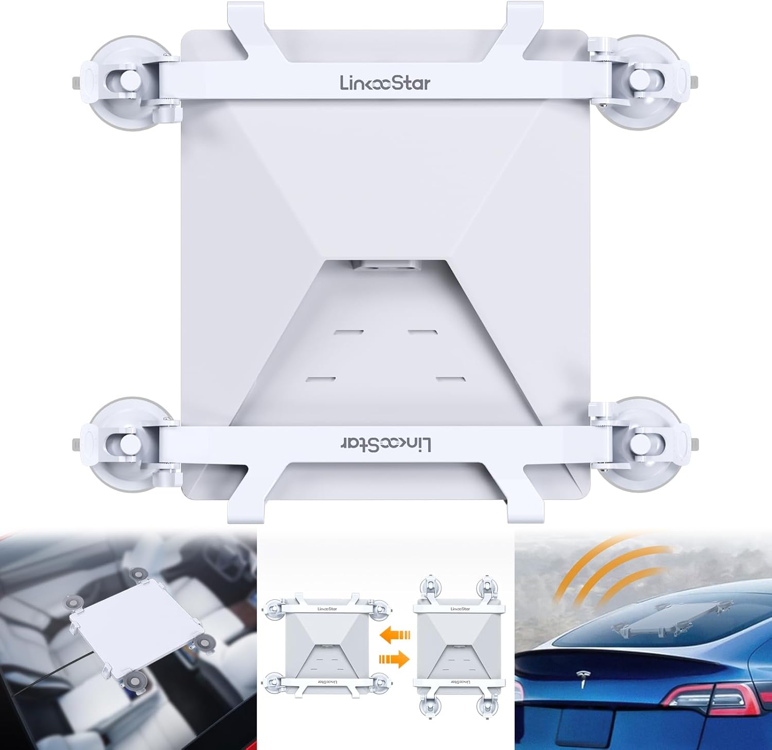 Мини-автомобильный комплект Starlink, спутниковый комплект Starlink Internet Kit, аксессуары для крепления на присоске Starlink RV, для автофургонов, лодок, самолетов