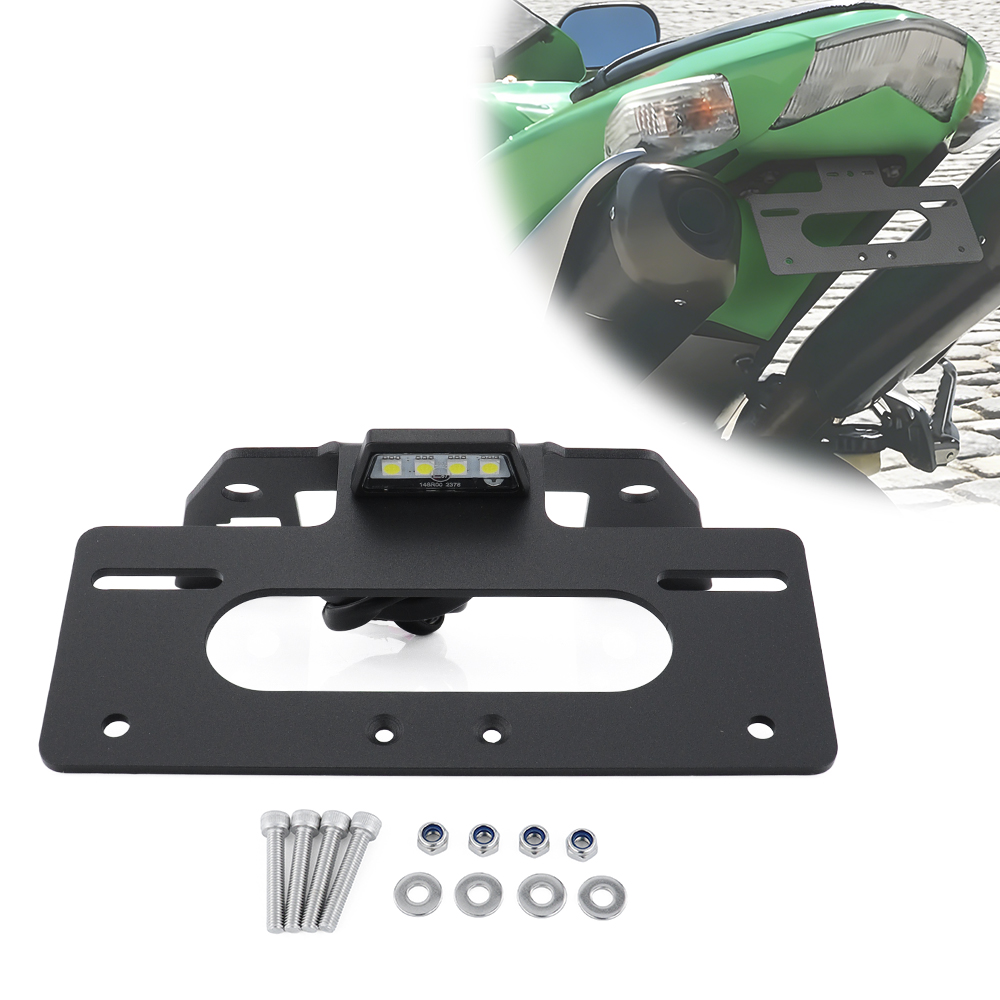 Комплект для снятия заднего крыла (eliminator) из алюминия для мотоцикла Kawasaki ZX-10R ZX10R 2006-2007, держатель номерного знака