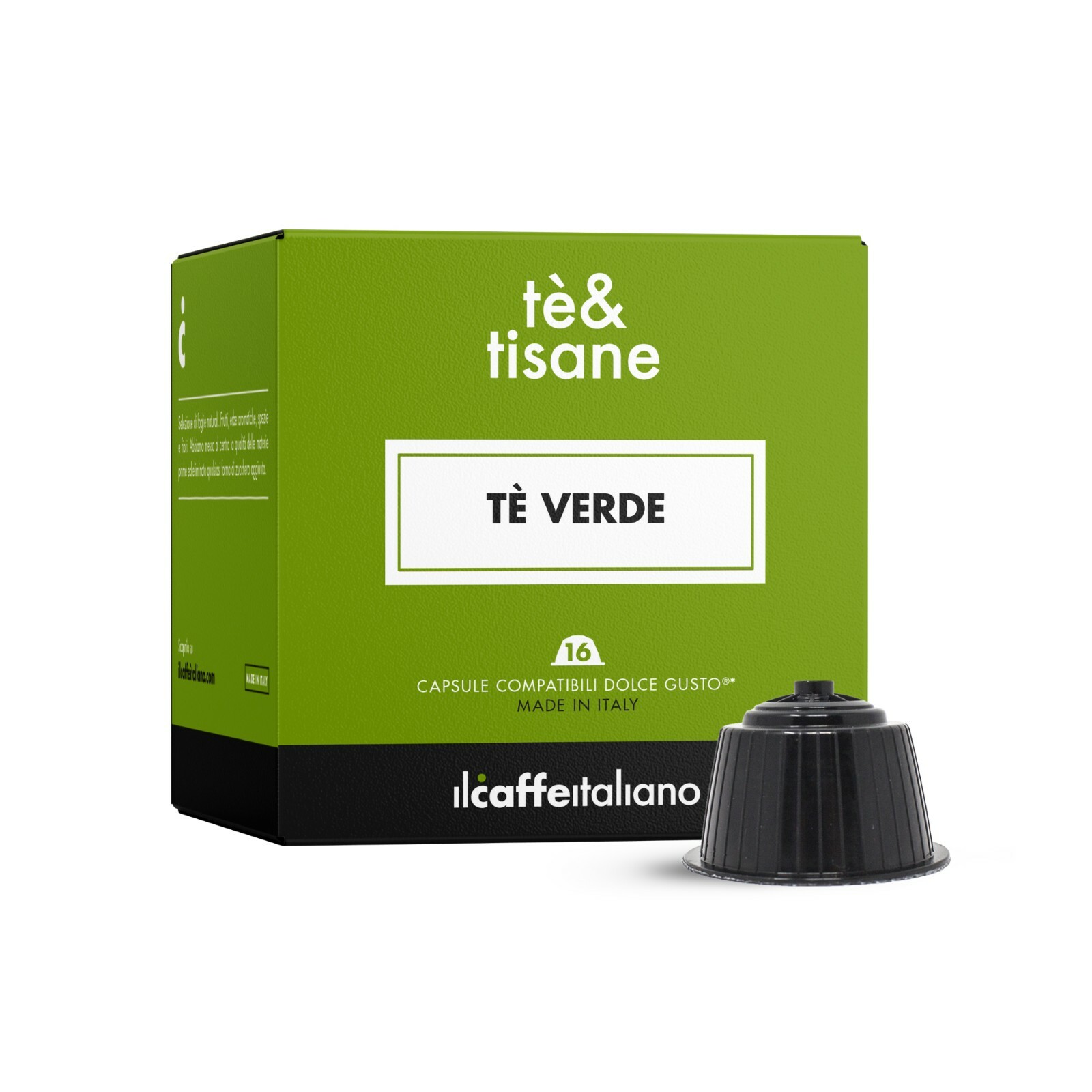 64 Cápsulas de Chá Verde - Café Italiano - Cápsulas Compatíveis com Dolce Gusto ®