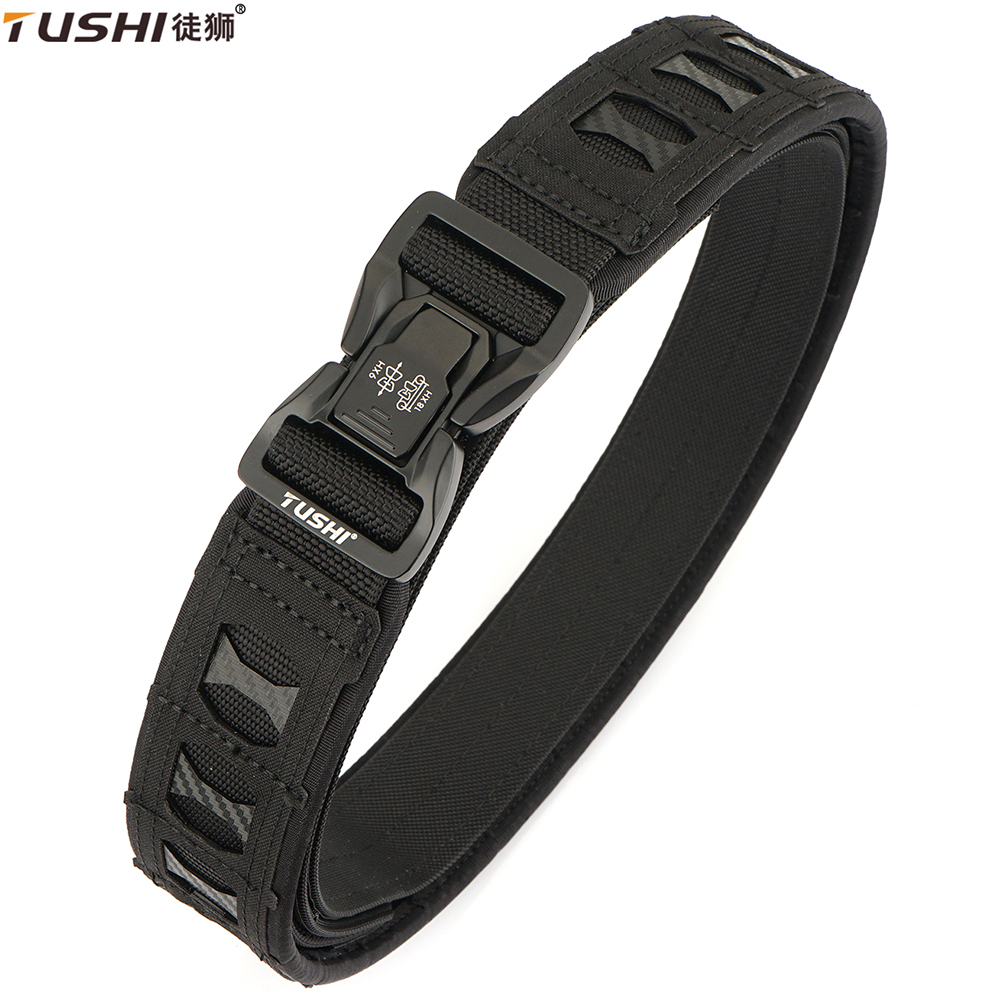 TUSHI nuevo cinturón de batalla Airsoft estilo Agilit cinturón táctico de adiestramiento al aire libre sistema MOLLE cinturón para accesorios de equipo de caza