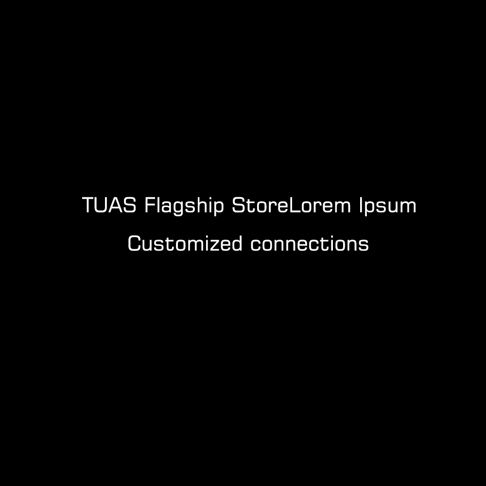 Наклейка для флагманского магазина TUAS: индивидуальное оформление