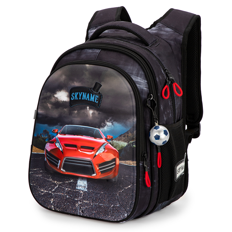 Orthopädische Rucksäcke Für Jungen Grundschule 1-3 Klasse Studenten Cartoon Auto Kinder Wasserdichte Bookbag Kinder Schulranzen mochilas
