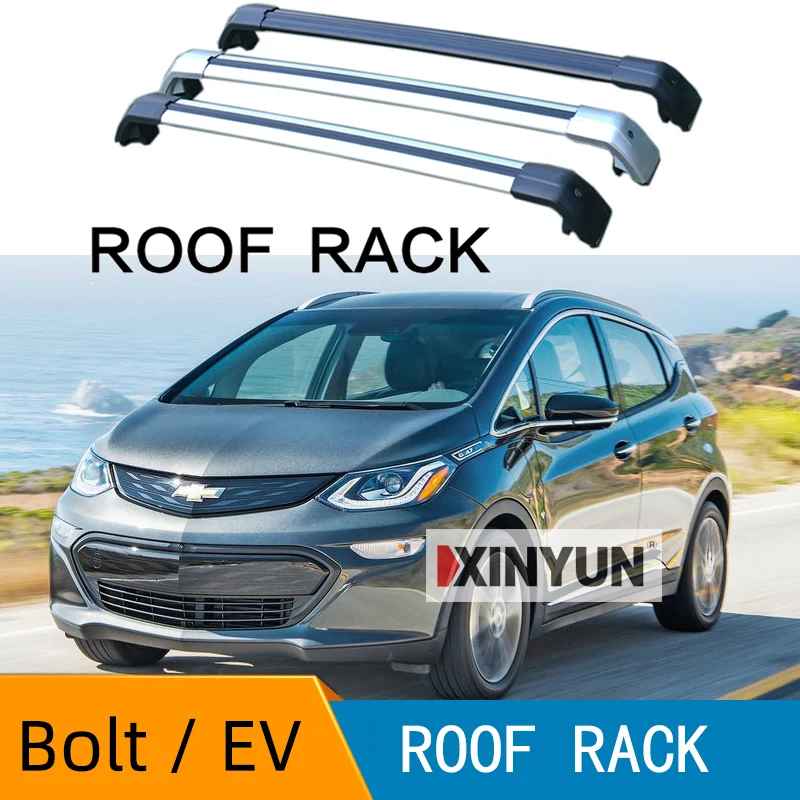 Dak Bars Voor Chevrolet Bolt Ev/Bolt [2016- 2017 2018 2019 2020] Aluminium Side Bars cross Rails Imperiaal Bagage