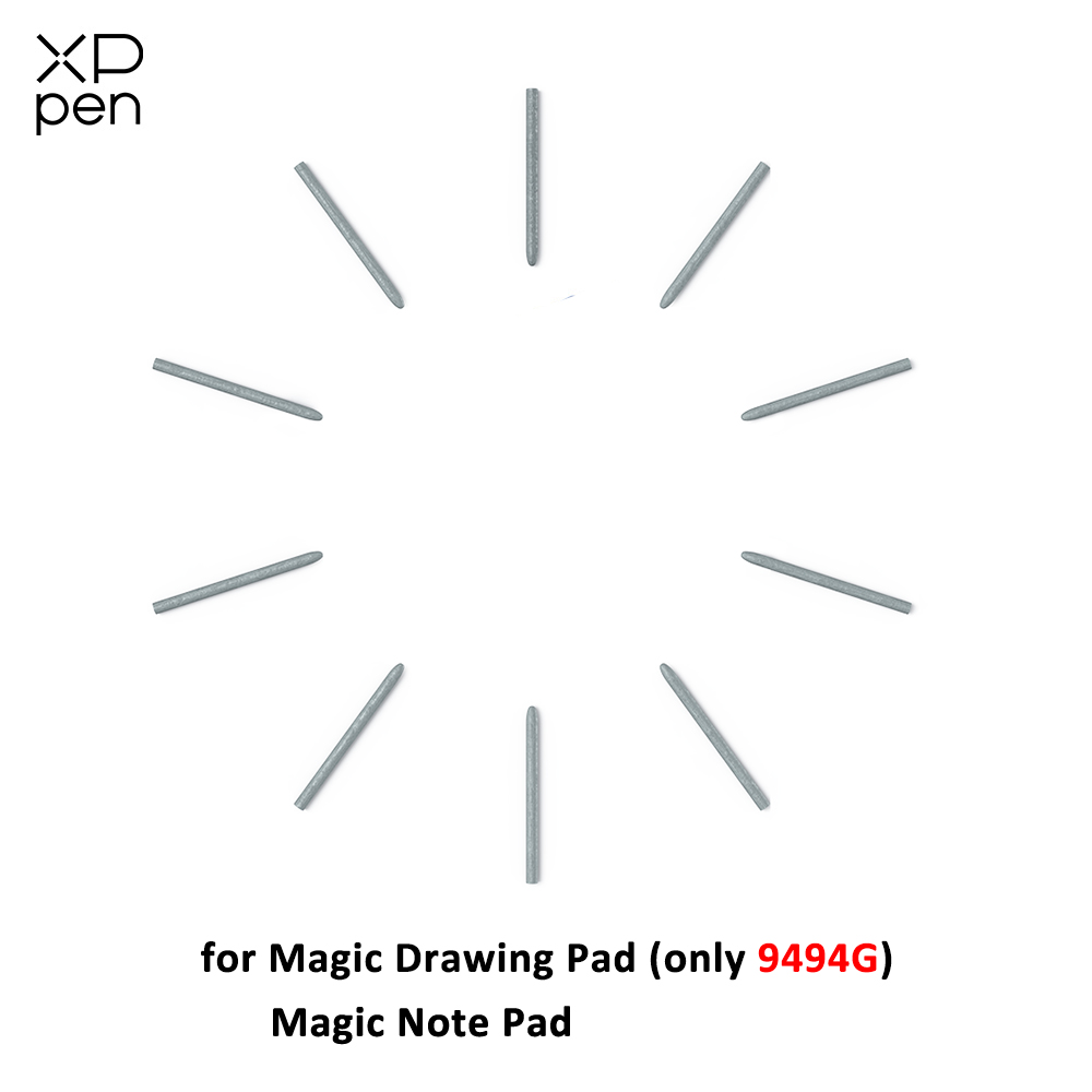 XP-Pen 20 Stück X3 Pro Bleistift-Ersatzspitzen für Magic Note Pad/Magic Drawing Pad (9494G)