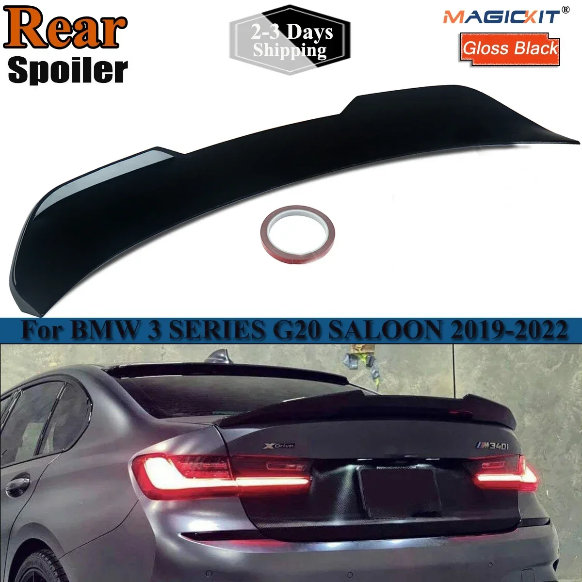 Auto Achterkofferbak Kofferbak Lip Spoiler Vleugel Voor Bmw G20 G28 330i M340i 3-Serie 2019 - 2022 Psm Stijl Body Kit Accessoires