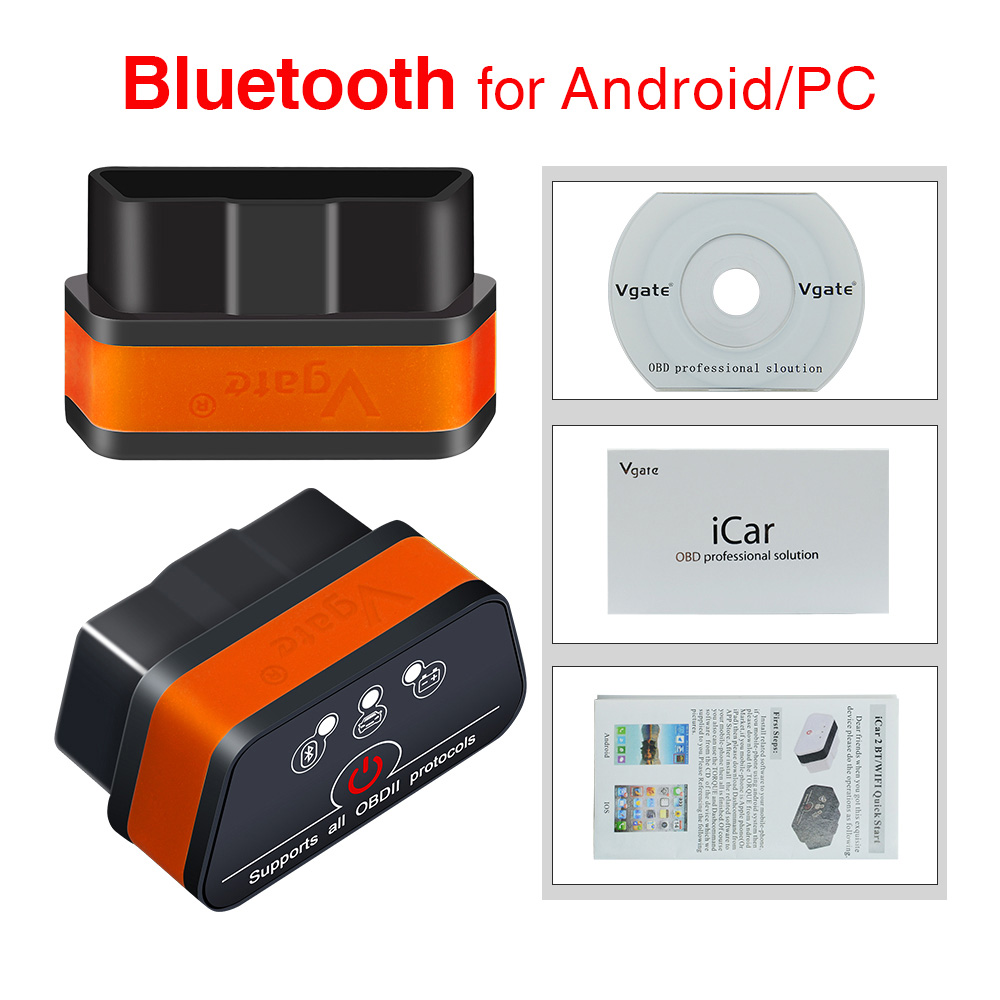 iCar2 ELM327 obd2 Bluetooth-сканер elm 327 V2.1 obd 2 Wi-Fi icar 2, автоматический диагностический сканер для Android/ПК/IOS-считыватель кодов